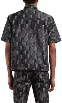 AMIRI JACQUARD SNAP UP SS
