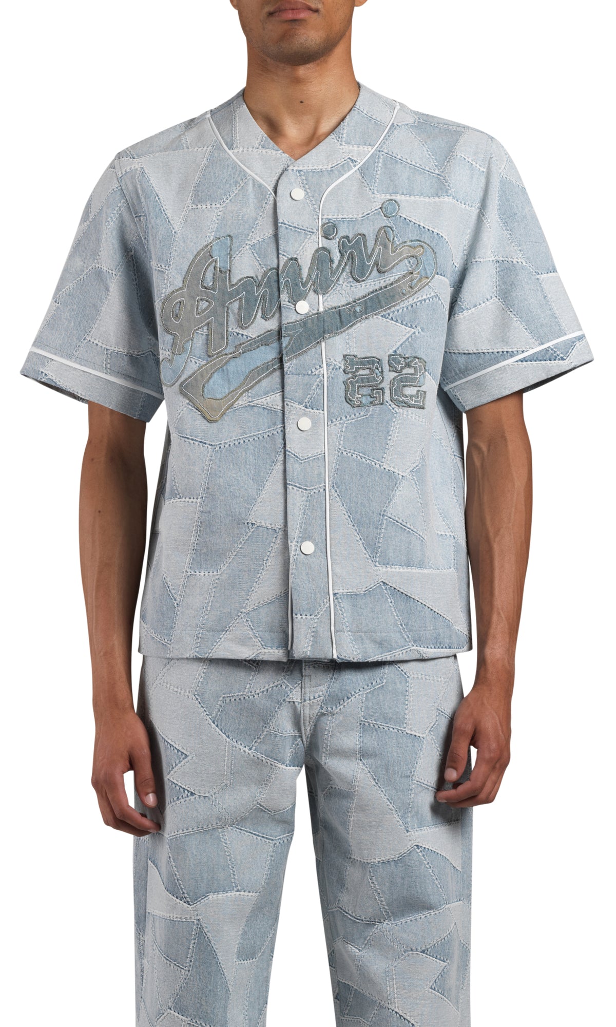 PATCHWORK BASEBALL SHIRT
