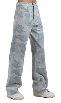 PATCHWORK BAGGY PANTS