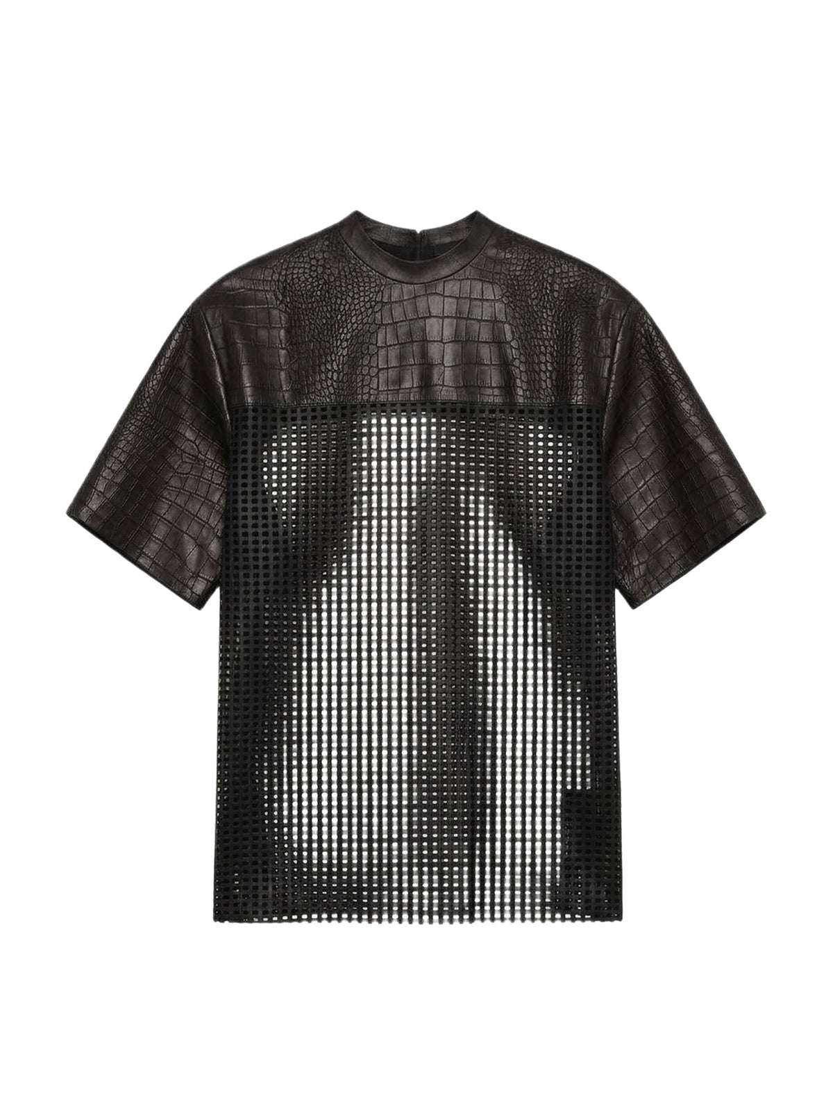 EMBOSSED LEATHER SHIRT