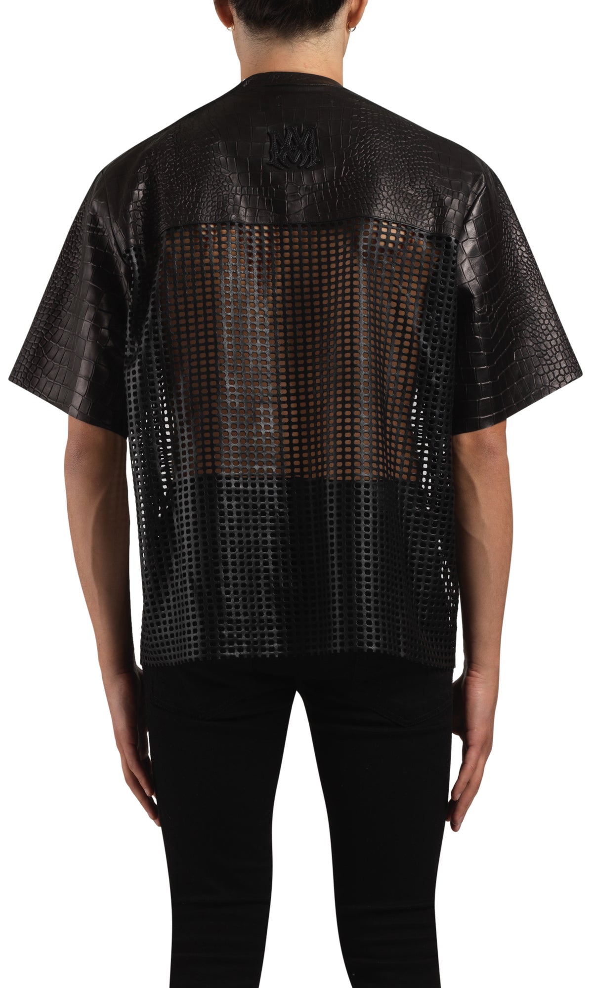 EMBOSSED LEATHER SHIRT