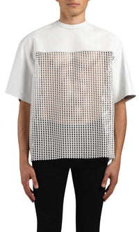 EMBOSSED LEATHER SHIRT