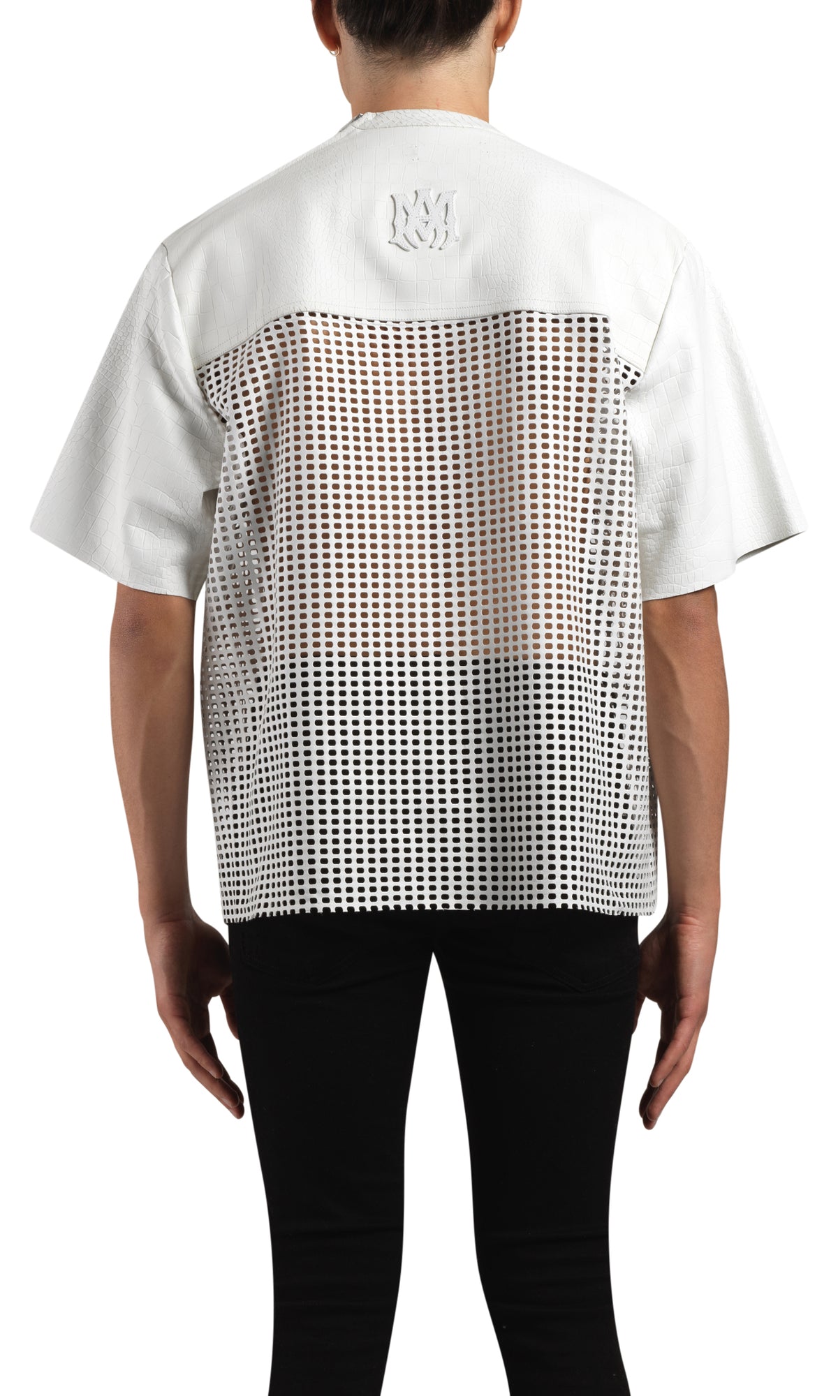 EMBOSSED LEATHER SHIRT