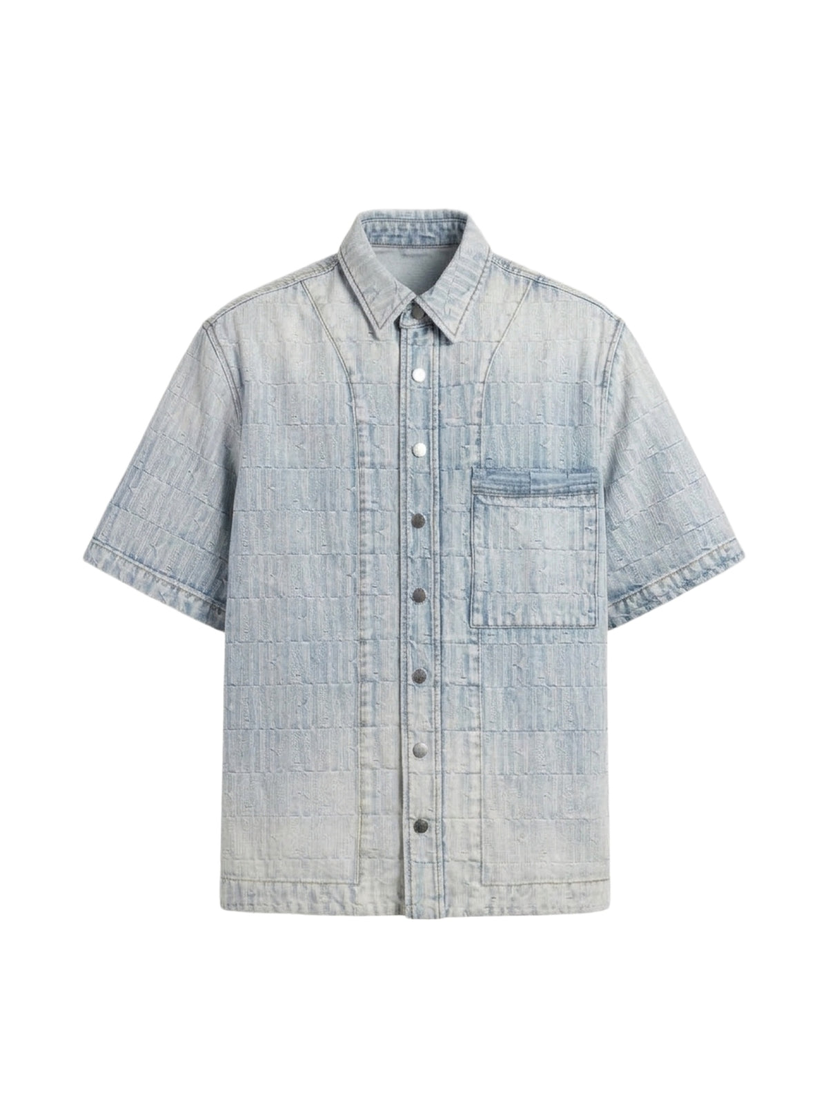 AMIRI JACQUARD SNAP UP SS