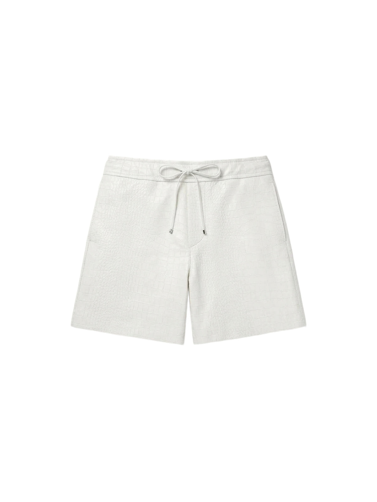 EMBOSSED LEATHER SHORT