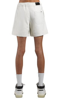 EMBOSSED LEATHER SHORT