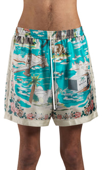 CALIFORNIA HAWAIIAN PJ SHORTS