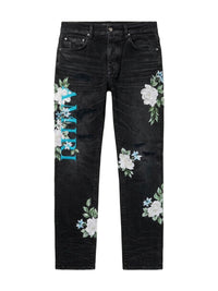 AMIRI FLORAL STRAIGHT JEAN