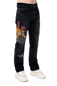 VARSITY TIGER STRAIGHT JEAN