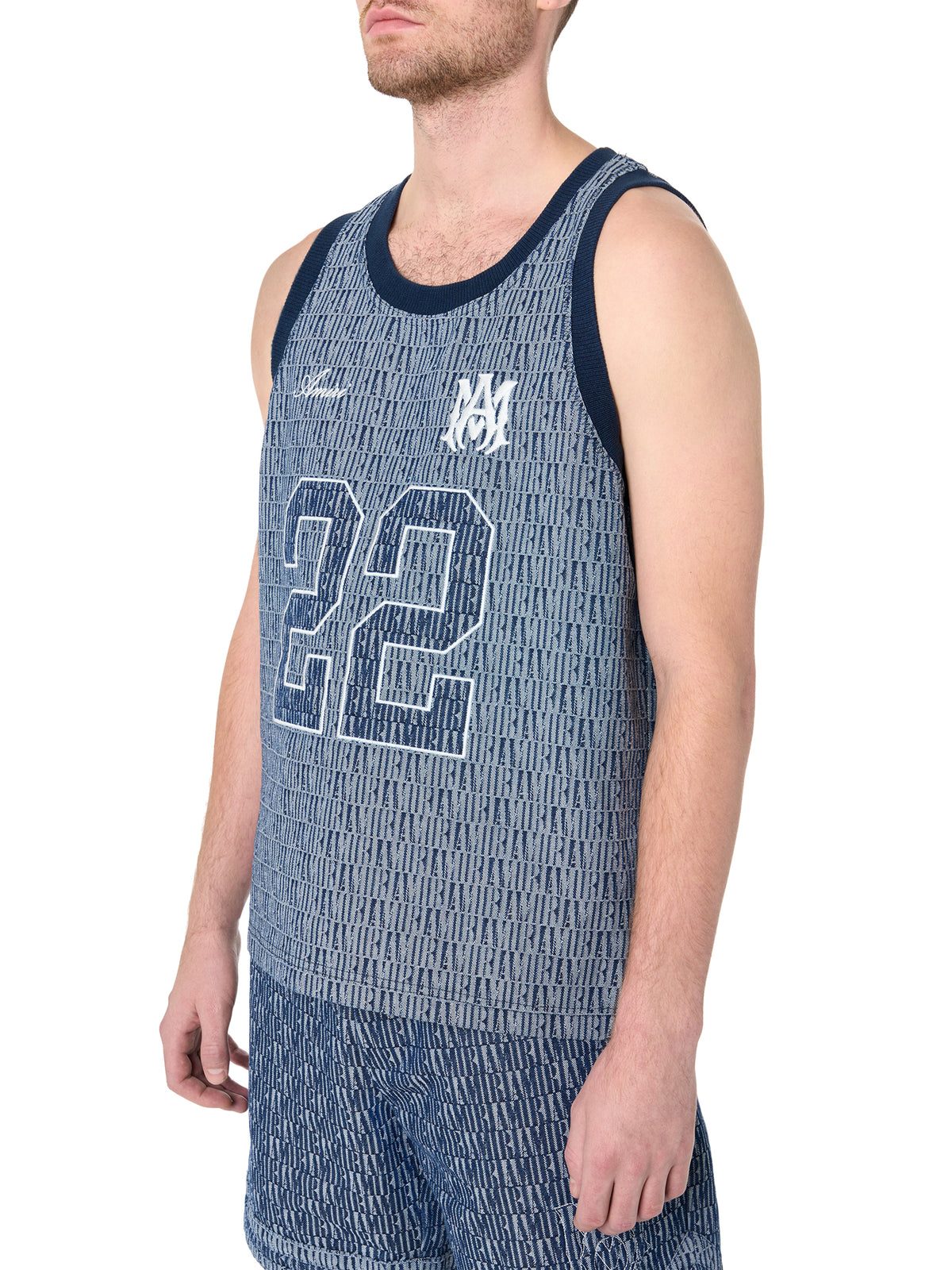 AMIRI JACQUARD BBALL JERSEY