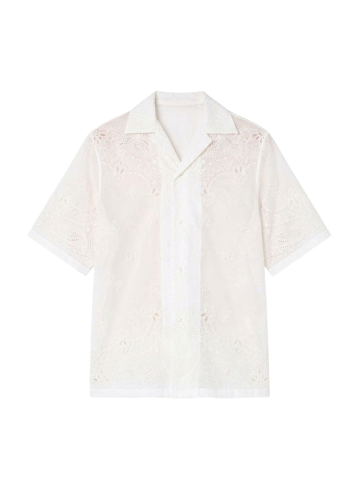 BANDANA LACE BOWLING SHIRT
