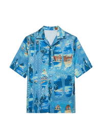 BLEACH BANDANA BOWLING SHIRT