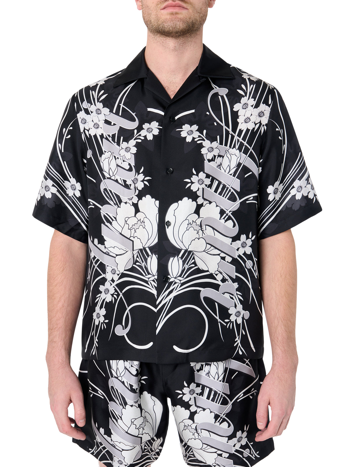 AMIRI FLORAL BOWLING SHIRT