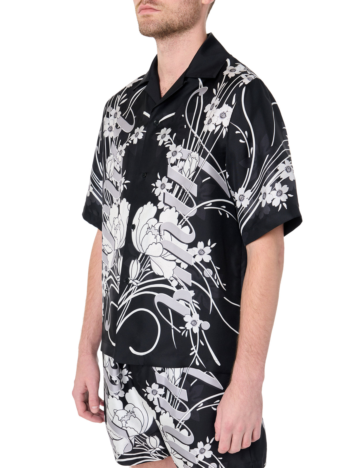 AMIRI FLORAL BOWLING SHIRT