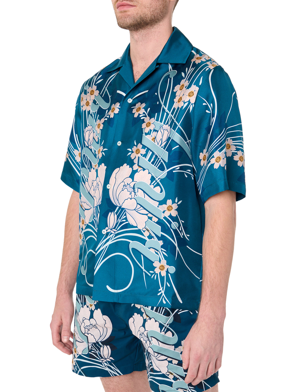AMIRI FLORAL BOWLING SHIRT