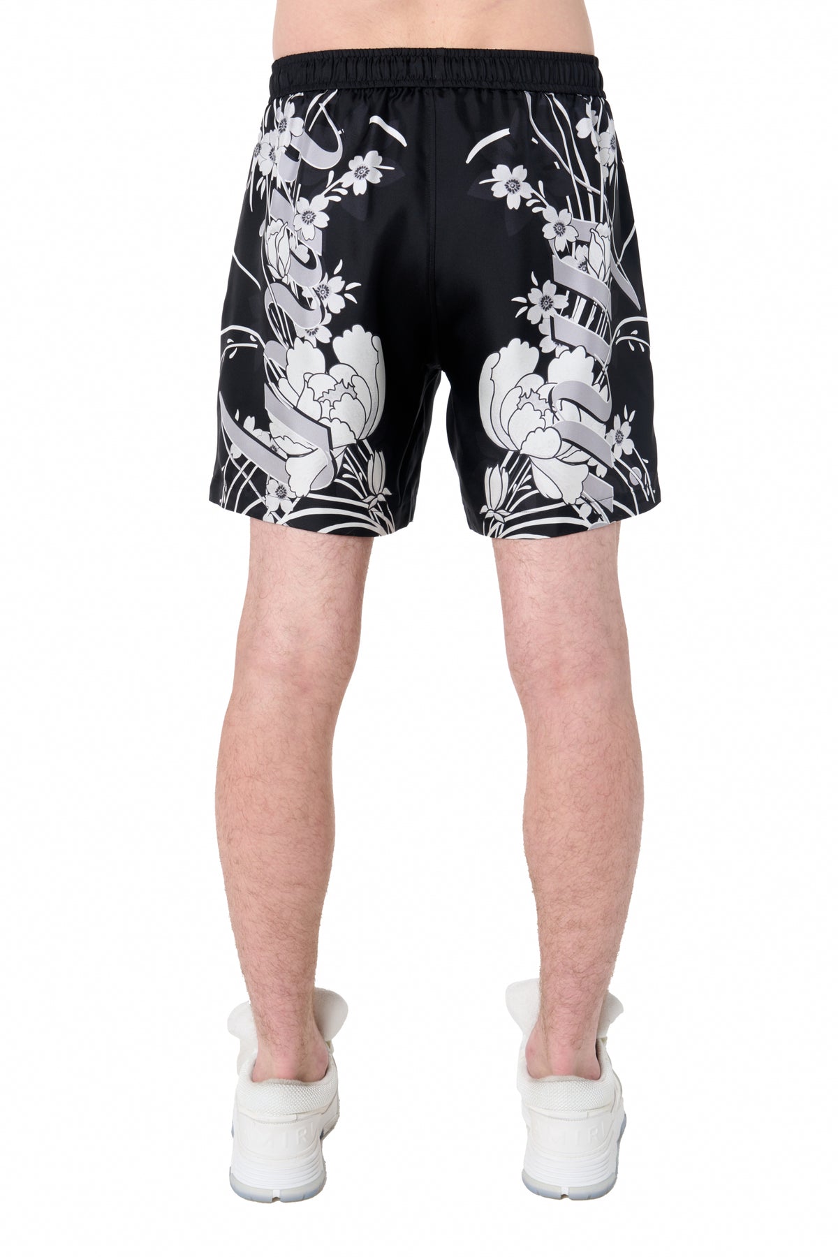 FLORAL DRAWSTRING SHORT