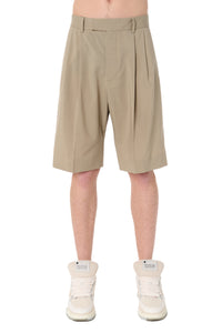 DOUBLE PLEAT SHORTS