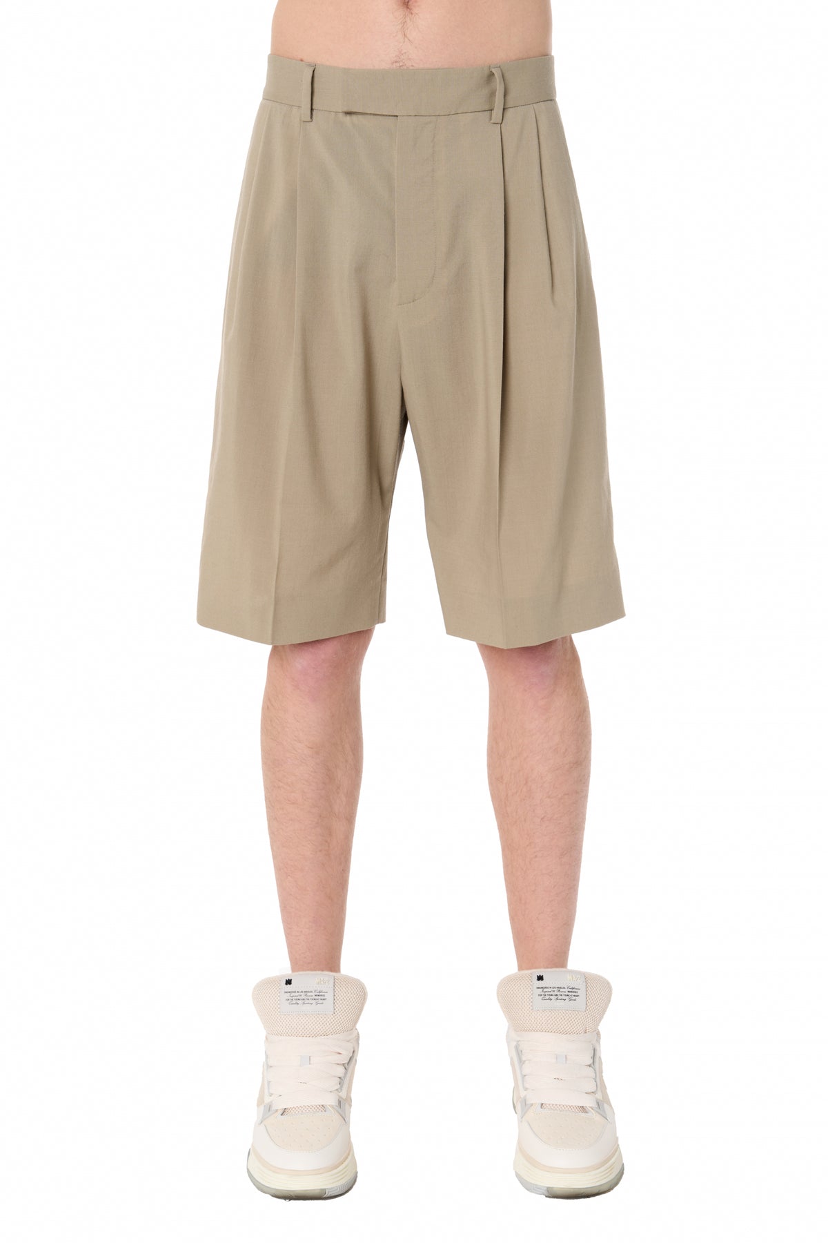 DOUBLE PLEAT SHORTS