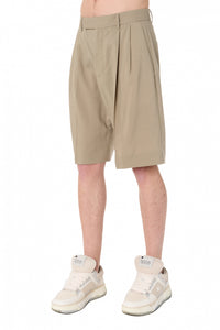 DOUBLE PLEAT SHORTS