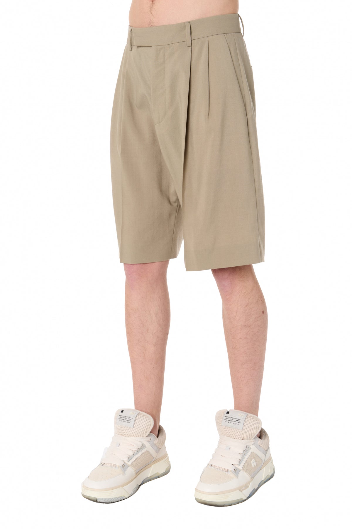 DOUBLE PLEAT SHORTS