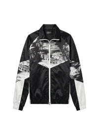 HAWAIIAN PRINT TRACK JACKET