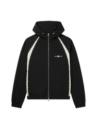 SATIN/DENIM TRACK JACKET