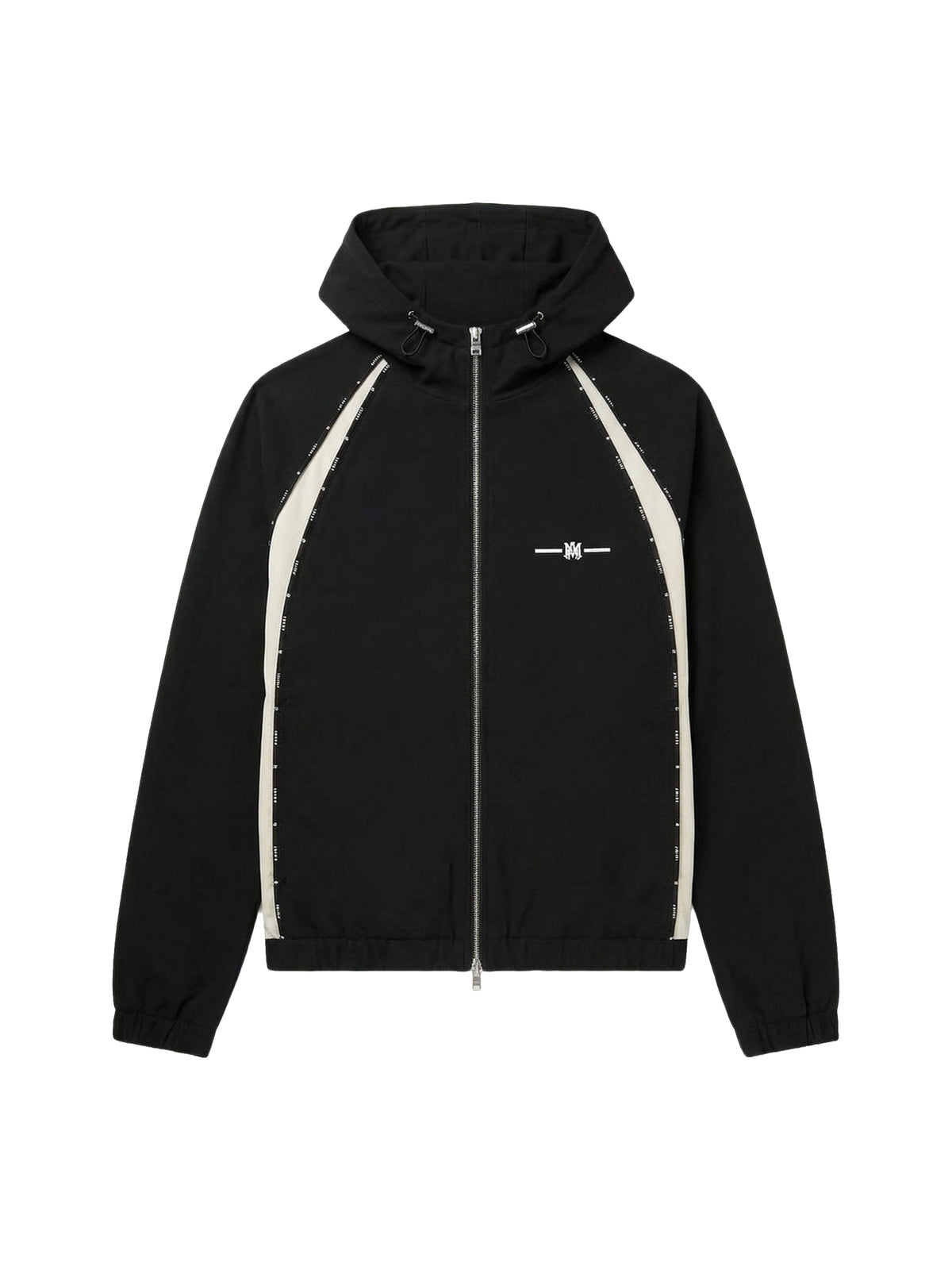 SATIN/DENIM TRACK JACKET