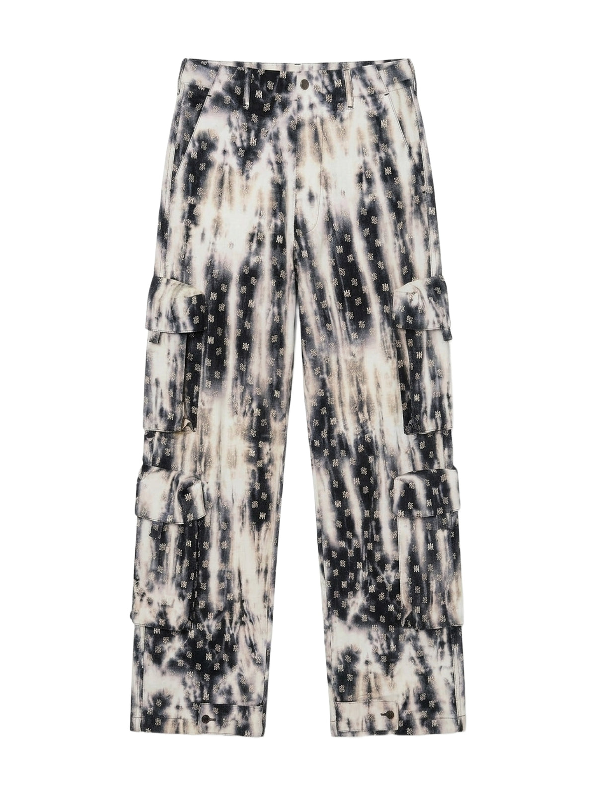 BLEACHED MA PAISLEY UTIL PANT