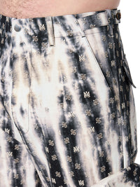BLEACHED MA PAISLEY UTIL PANT