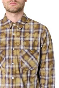 BLEACH AMIRI LOGO FLANNEL
