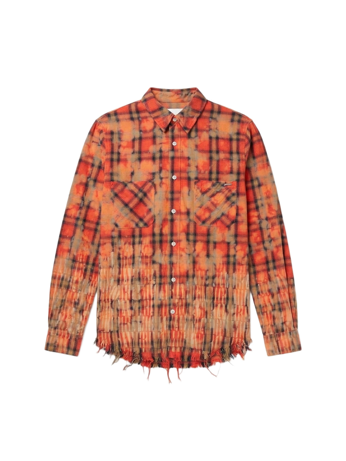 BLEACH AMIRI LOGO FLANNEL
