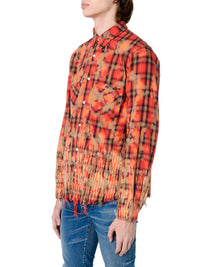 BLEACH AMIRI LOGO FLANNEL