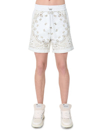 LEATHER BANDANA SHORT