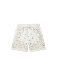 LEATHER BANDANA SHORT