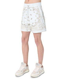 LEATHER BANDANA SHORT