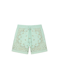 LEATHER BANDANA SHORT