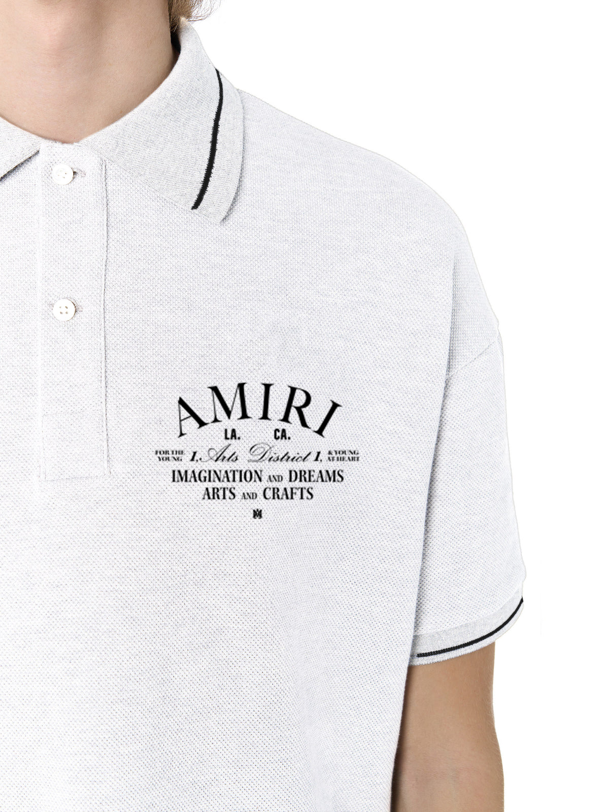 AMIRI ARTS DISTRICT PIQUE POLO