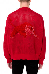 TIGER MESH GRAPHIC CREW