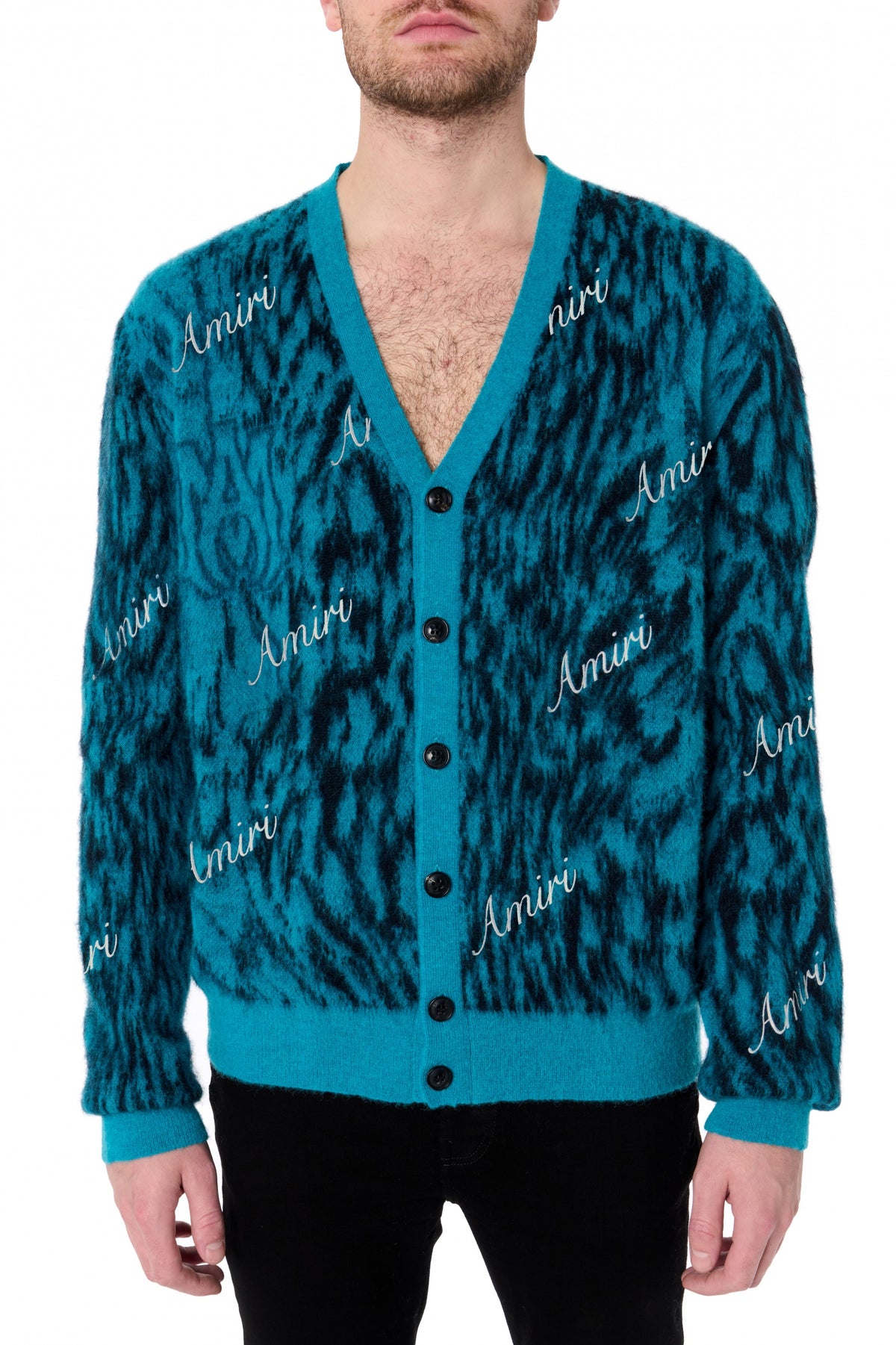 MOHAIR CHEETAH CARDIGAN