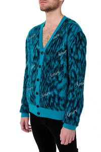 MOHAIR CHEETAH CARDIGAN