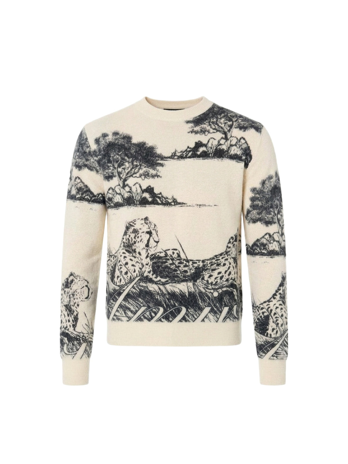 ALL-OVER CHEETAH PRINT CREW
