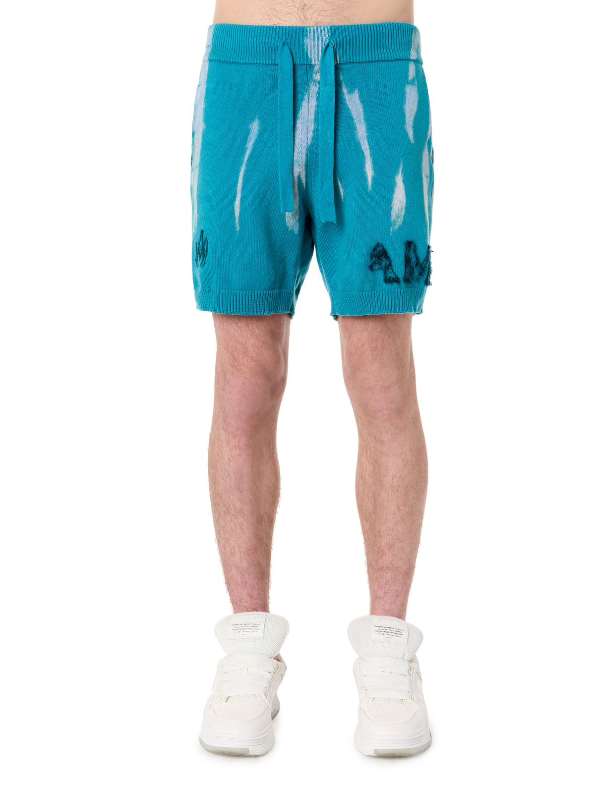 AMIRI DESTROYED APPLIQUE SHORT
