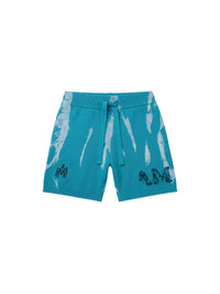 AMIRI DESTROYED APPLIQUE SHORT