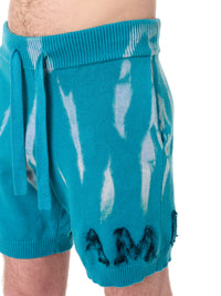 AMIRI DESTROYED APPLIQUE SHORT