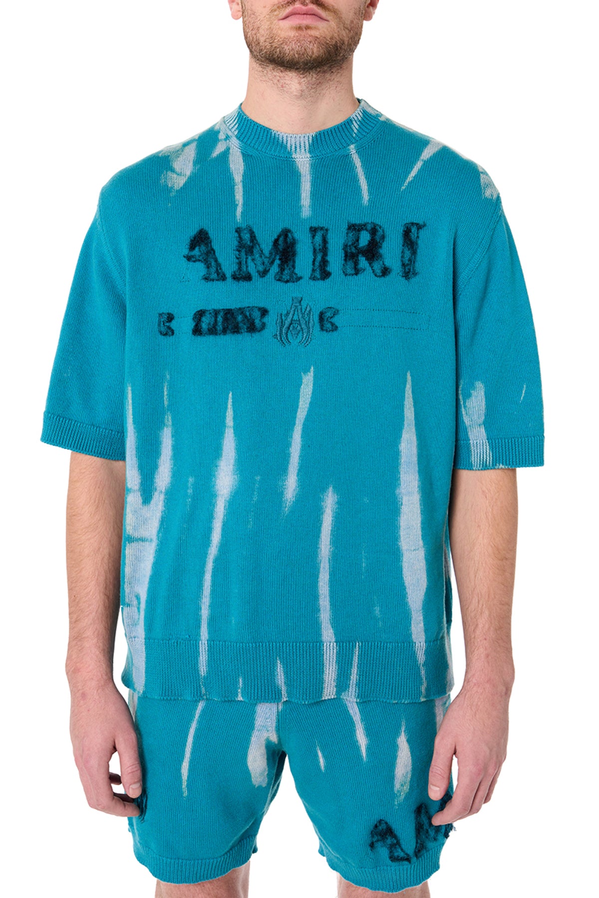 AMIRI DESTROYED APPLIQUE TEE
