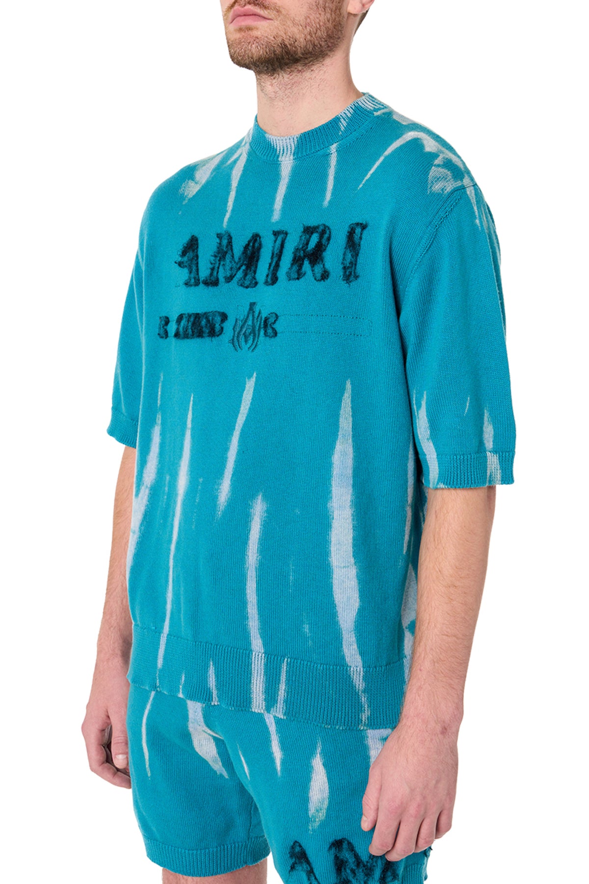AMIRI DESTROYED APPLIQUE TEE