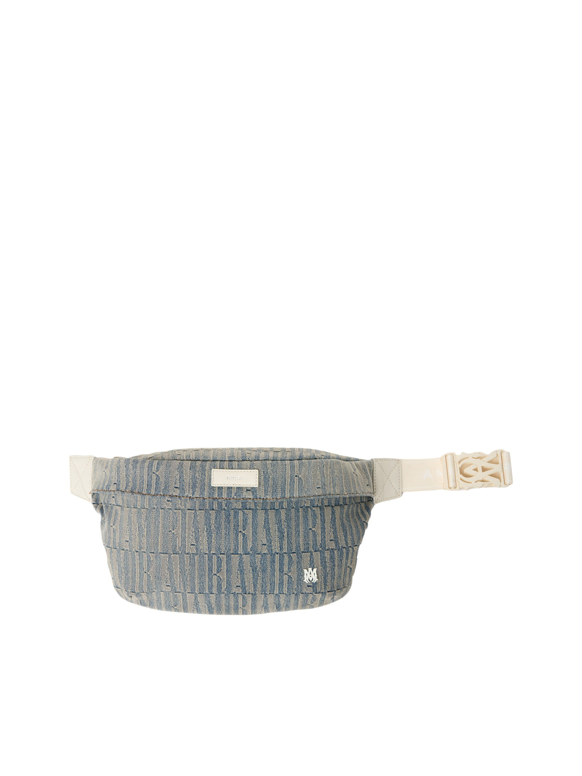 AMIRI JACQUARD DENIM BUM BAG