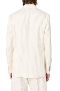VERTICAL PLEATED DB BLAZER