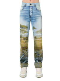PRINTED SAFARI STRAIGHT