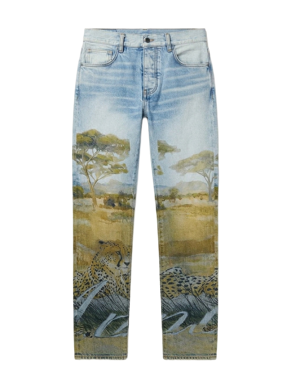 PRINTED SAFARI STRAIGHT